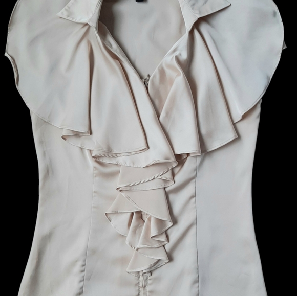 RUFFLED Gold Blouse - Picture 9 of 9